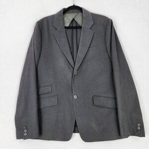 APC Jacket Mens XL Gray Single Breasted Two Button Rue Madame Paris Suit Blazer